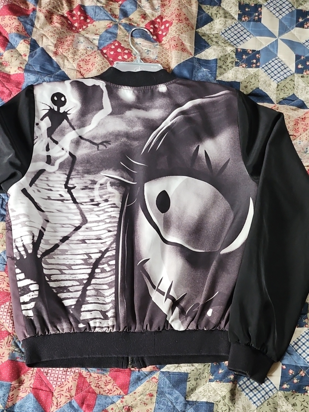 Nightmare Before Xmas Bomber Jacket Sweater